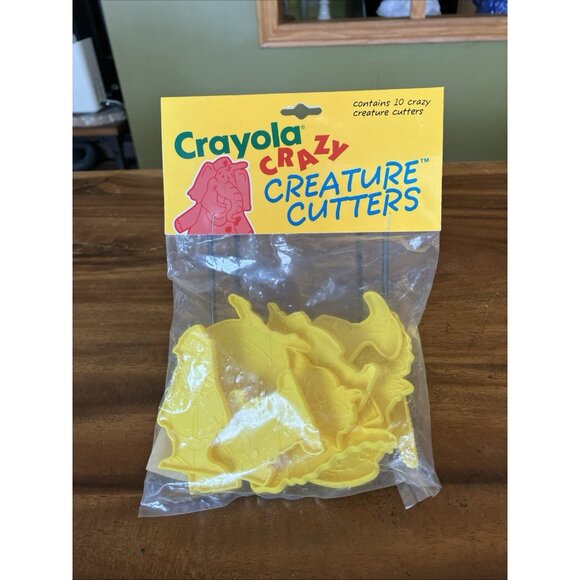Vintage 1993 Crayola Crazy Creature Cutters Animals Set of 10 New/Sealed - Picture 9 of 9